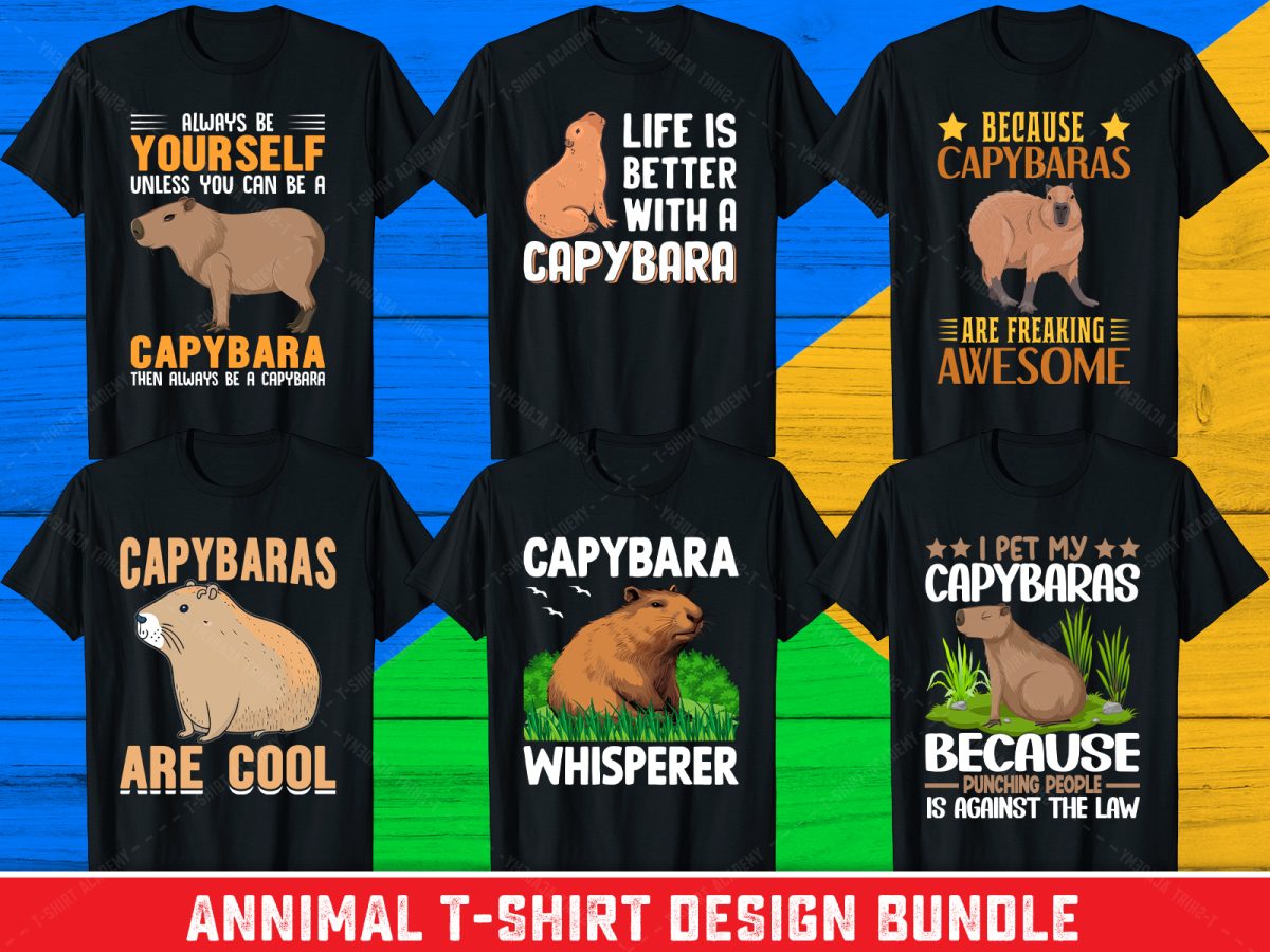 Animal T-shirt Design Bundle