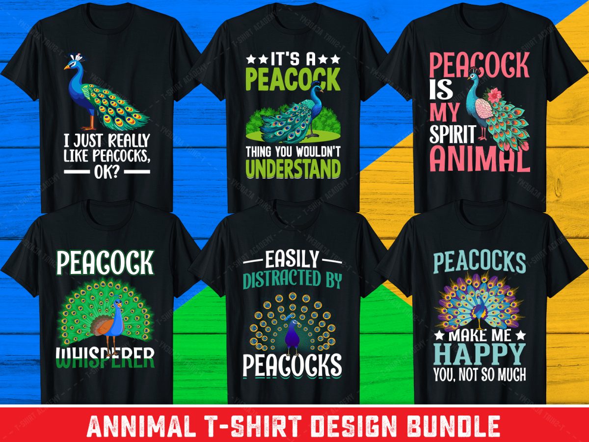 Animal T-shirt Design Bundle